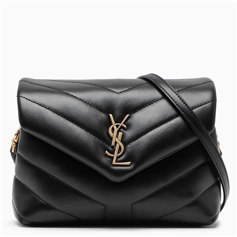 ysl borsa grande nera|Saint Laurent Borsa a tracolla grande Loulou .